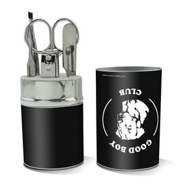 Good Boy Club Dog Funny Humor Stainless Steel Manicure Pedicure Grooming Beauty Care Travel Kit
