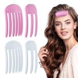 Saycker 4 Pinzas Voluminizadoras para Flequillo Esponjoso, Pinzas para Volumen de Cabello para Mujeres, Herramientas de Peinado Rápido, Pinzas Voluminizadoras para Todo Tipo de Cabello, Pinzas para Le