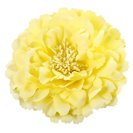Hair Flower Clips Brooch Boutique Hair Accessories Bohemia Hairpins for Women Girls (Yellow) 1 Count (Pack of 1)