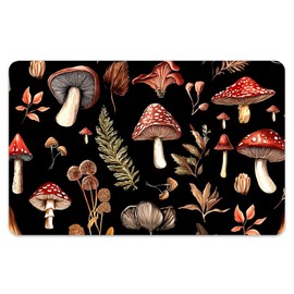 Peacoblue Credit Card Skin Debit Card Sticker Art Flowers Waterproof Scratch-Resistant and Attractive Credit Card Skin Decal Custom 4 Styles for Credit, Debit, Transport Card, boho mushrooms, Unit