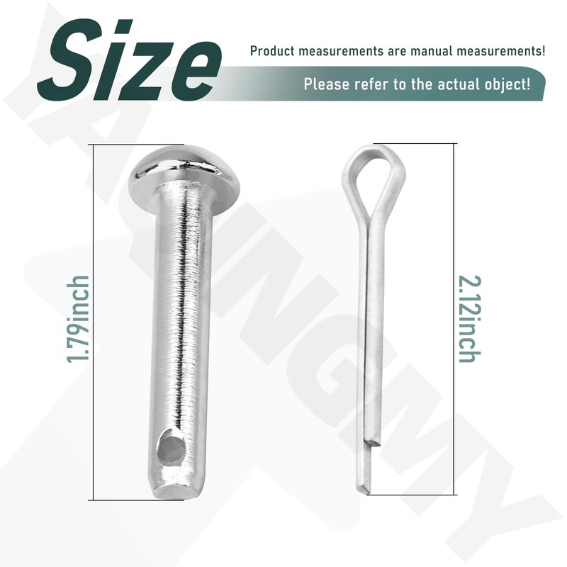 8 Pack 90757-767-000 & 94201-30450 Pin and Split Cotter Pin