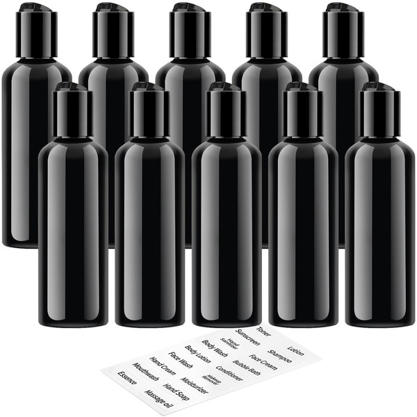 TUZAZO 10 Pack 3.4 oz Travel Bottles for Toiletries TSA