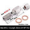 Tucool Racing M10X1.0 SUS304 20mm Banjo Bolt + 1/8" NPT