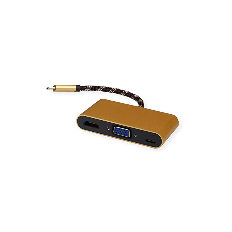 ROLINE Gold Display Adapter USB Type C - VGA /