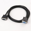 DTECH RS232C Serial Cable, 2m Straight Cable, D-Sub9 Pin Male