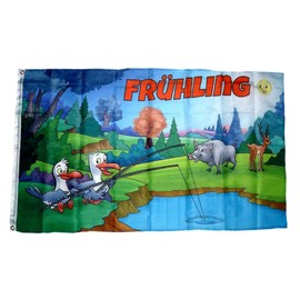 Flag Spring Seagulls 90 x 150 cm