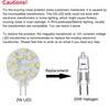 4-Pack 12V 24V DC AC 2W LED G4 Lights Bi-pin