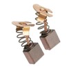 Pair of Carbon Brushes Compatible with MAKITA CB441, CB432, DTW450,