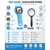 Outdoor Exploration Microscope for Kids, 500X Portable Digital Microscope with