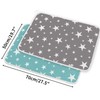 Pack of 2 Baby Changing Mats, Washable Infant Changing Mat