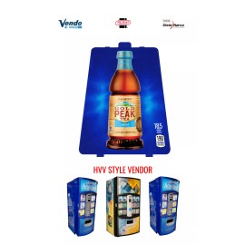 Royal Vendors DIXIE NARCO HVV 501E 276 18.5 oz "Gold Peak Tea Sweet" VENDING MACHINE VendLabel