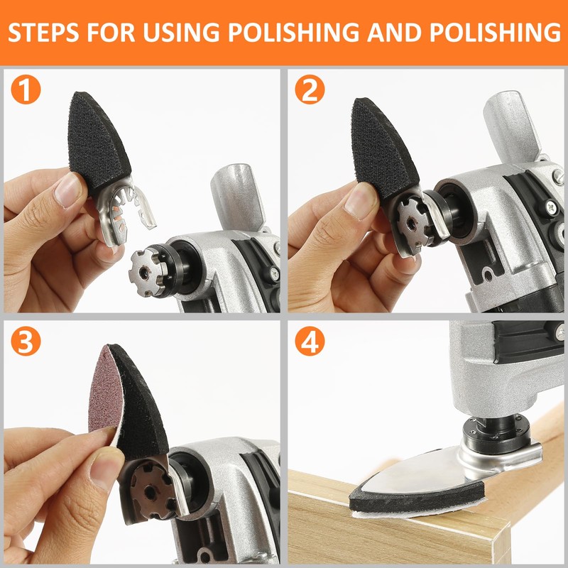 88Pcs Oscillating Saw Blades High Carbon Steel Bi-Metal Oscillating Multitool