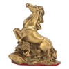 Horse Statue Hand Crafted Fine Workmanship Small Volume Brass Material