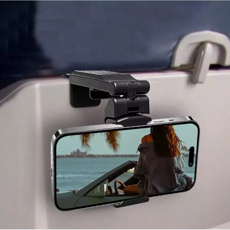 Universal Airplane in Flight Phone Mount Rotating Desk Phone Holder