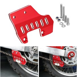 3D CNC Rear Chain Guard Compatible with XR650L XR 650L 1993-2024 Dirt Bike Motorcycle Accessories Sprocket Guard Chain Protector (Red)