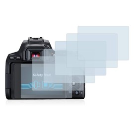 Savvies 6 Pack Screen Protector compatible with Canon EOS 250D Protection Film Clear