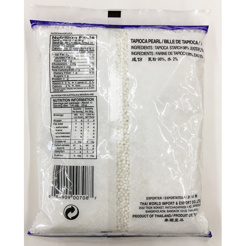 Tapioca Pearl Small Bead Pearls, Thickening Bubble Tea, Tapioca Pudding