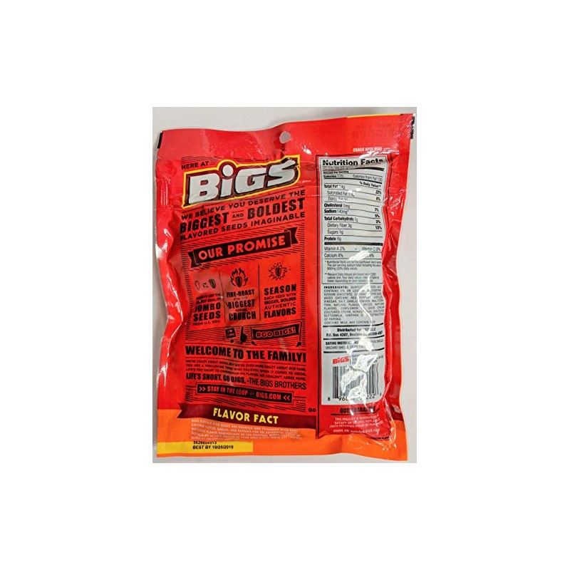 Bigs Bold and Tangy Buffalo Wing Flavored Sunflower Seeds