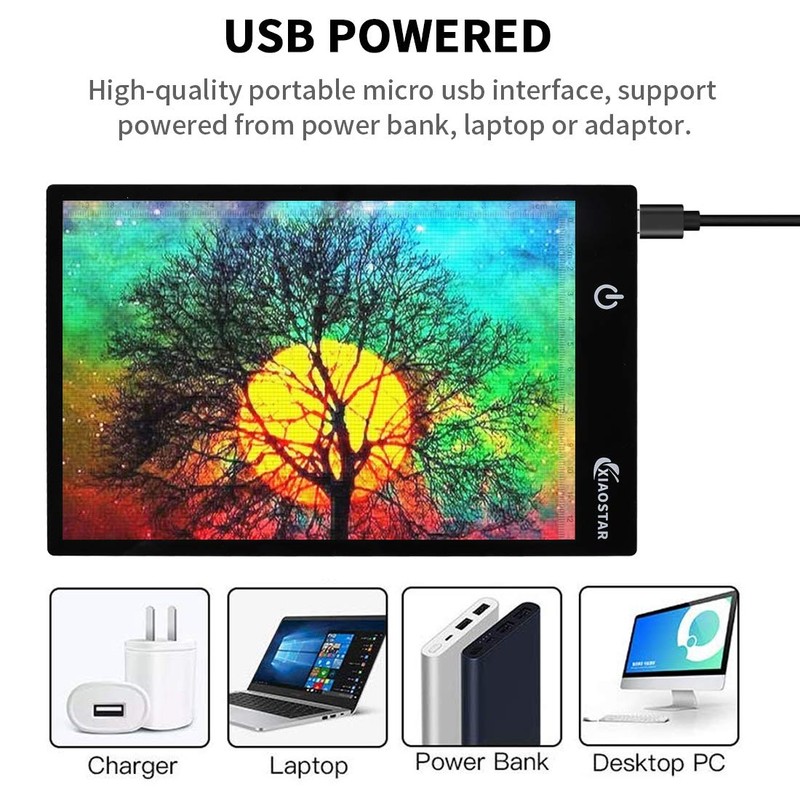 XIAOSTAR Light Plate Light Pad A5 Light Table Adjustable Light