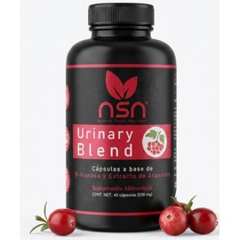 NSN | Urinary Blend - Vitaminas para el tracto Urinario | Formulado por la Dra. Friné Velázquez | con D- Manosa y Extracto de Arandano (120 cápsulas)