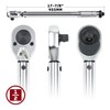 Powerbuilt Micrometer Torque Wrench, 1/2-Inch Drive, Reversible Ratchet Clicks, Lockable,