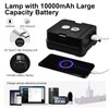 IODOO 10000mAh 6000LM Rechargeable Camping Light Cob Light 2400/4000/6500K Tent