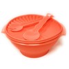 Tupperware 17 Cup Servalier Salad Serving Bowl in Orange