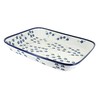 Blue Rose Polish Pottery Willow Extra Large Rectangular Baker