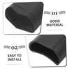 LALAFINA 4pcs Non Slip Ladder Feet Covers Durable Rubber Replacement