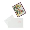 Caspari Birds on Holly Branch Boxed Christmas Cards - 30