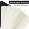 6 Pack Spiral Notebook A6,105mm x 148mm Shorthand Notebook,Kraft Notebook,A6