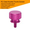sourcing map 12pcs M3x6mm Knurled Thumb Screw Computer Case Threaded