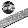 Rhinestone Dog Collar, Cute Dazzling Sparkling Soft Suede Leather Adjustable