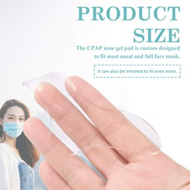 6 Pack CP-AP Nose Pads for Most CP-AP Masks by TOMOON, Customized Size CP-AP Accessories, Avoiding Air Leaks; Red Mark Irritation and Soreness, Washable Design
