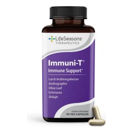 Lifeseasons Immuni-t Suplemento De Arabinogalactano, 90 Cáp Sabor Sin Sabor