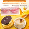 4 piezas de tarro de miel de labios de fresa