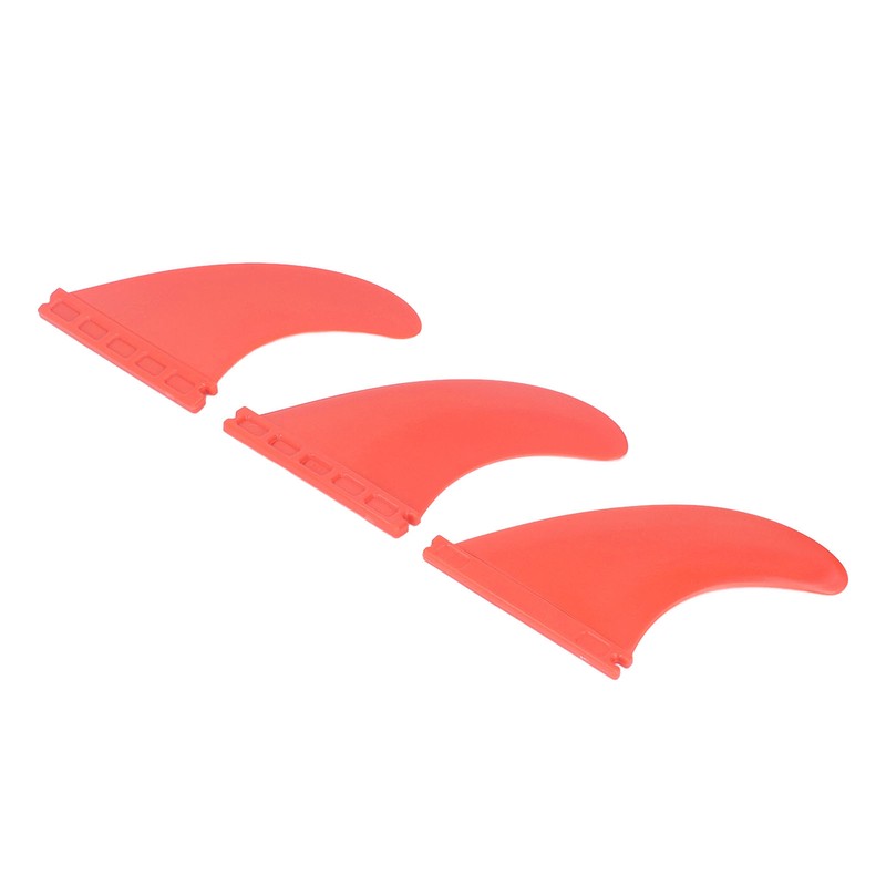 3Pcs Surfboard Fins PVC Thruster Fins Surfing Board Accessories for