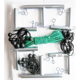 10' x 20' Outdoor Hanging Home Theater Portable Projection Movie Screen Kit 3/4"" Fittings ~ Pipe NOT Included