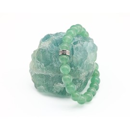 LAVISA Gemstone Bracelet - Genuine Natural Stone Beads | Crystals, Healing Stones | One Size Unisex, Gemstone