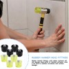 Zjivqo 8 Pcs Rubber Hammer Replacement Rubber Striking Head Mallet