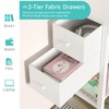 Lufeiya White Computer Desk with Drawers - 47 Inch PC