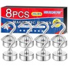 Niuknow 8Pack Heavy Duty Magnetic Hooks, 25 lbs Strong Neodymium