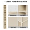 MAX Houser 10-Shelf Hanging Shoe Shelf Organizer, Hanging Shoe Storage