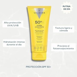 VALQUER Hydra Protector Solar Crema Facial SPF 50+ | 75 ml