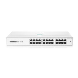 HPE Networking Instant On Switch Series 1430 24-Port Gb Unmanaged Layer 2 Ethernet Switch | 24x 1G | Fan-Less | US Cord (R8R49A#ABA)