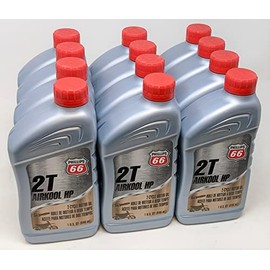 Phillips 66 1073908 Case of 12 Airkool HP 2-Cycle Motor Oil Quarts