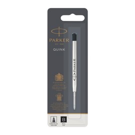 PARKER 1950366 Standard Ballpoint Pen Refill, Black, Single Pack, Black, B Bold, 0.05 inches (1.2 mm), Oil-based, Ballpoint Refill, Genuine Imported Product
