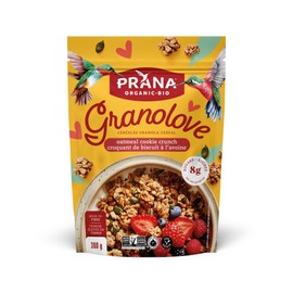 Prana Granolove | Oatmeal Cookie Crunch Organic Granola | 300g | Organic | Vegan | Non-GMO | Kosher (300 g)