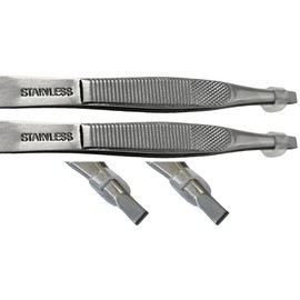 FabaCare Stainless steel tweezers, hair tweezers, cosmetic tweezers, tick tweezers, model building tweezers, foreign body tweezers, precision tweezers, eyebrow tweezers, plucking tweezers,