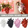 ecorative Heart Vase, Resin Vase Flower Pot - Anatomical Heart